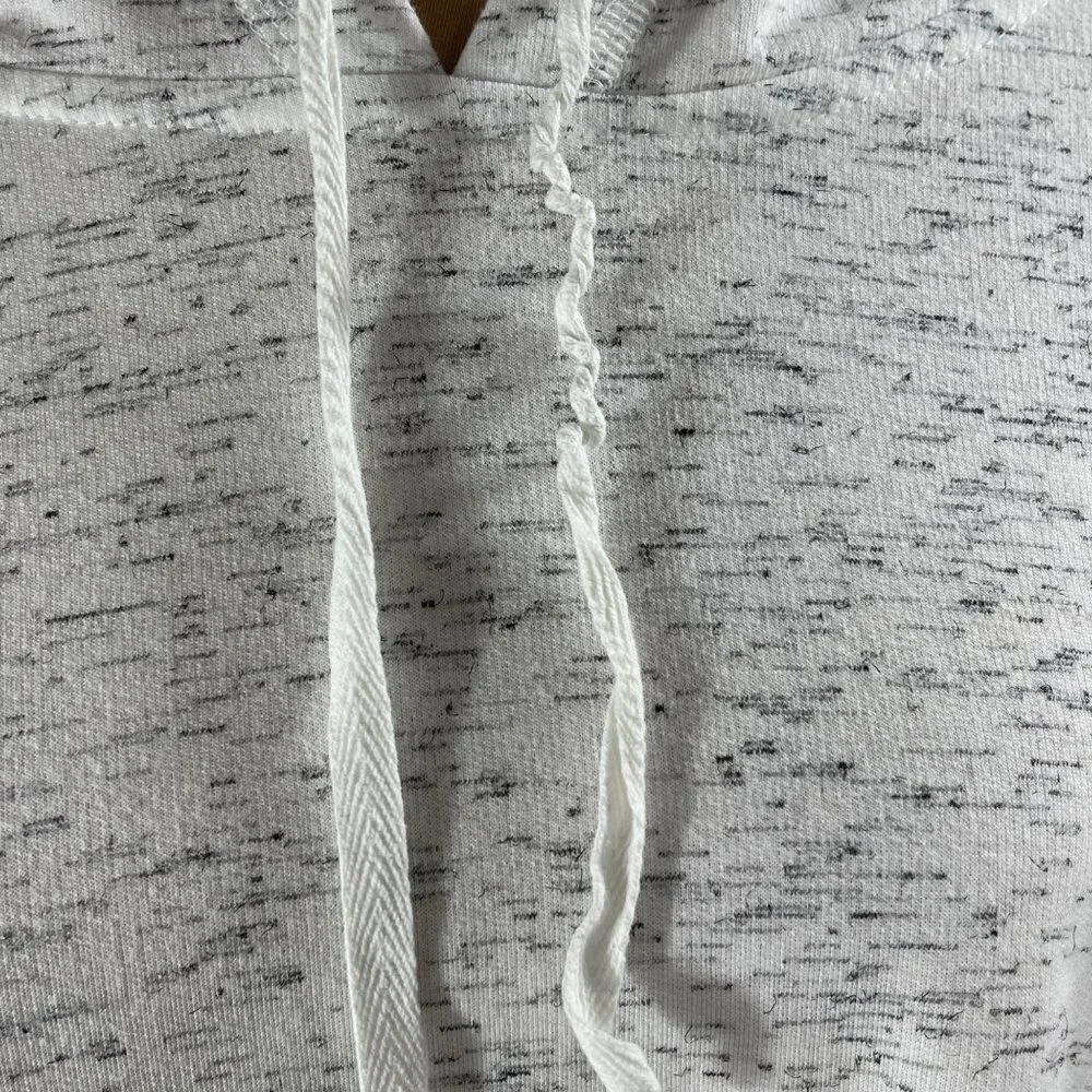 New York & Company Heather Gray Hooded Poncho Size S/M Small Medium - Image 4