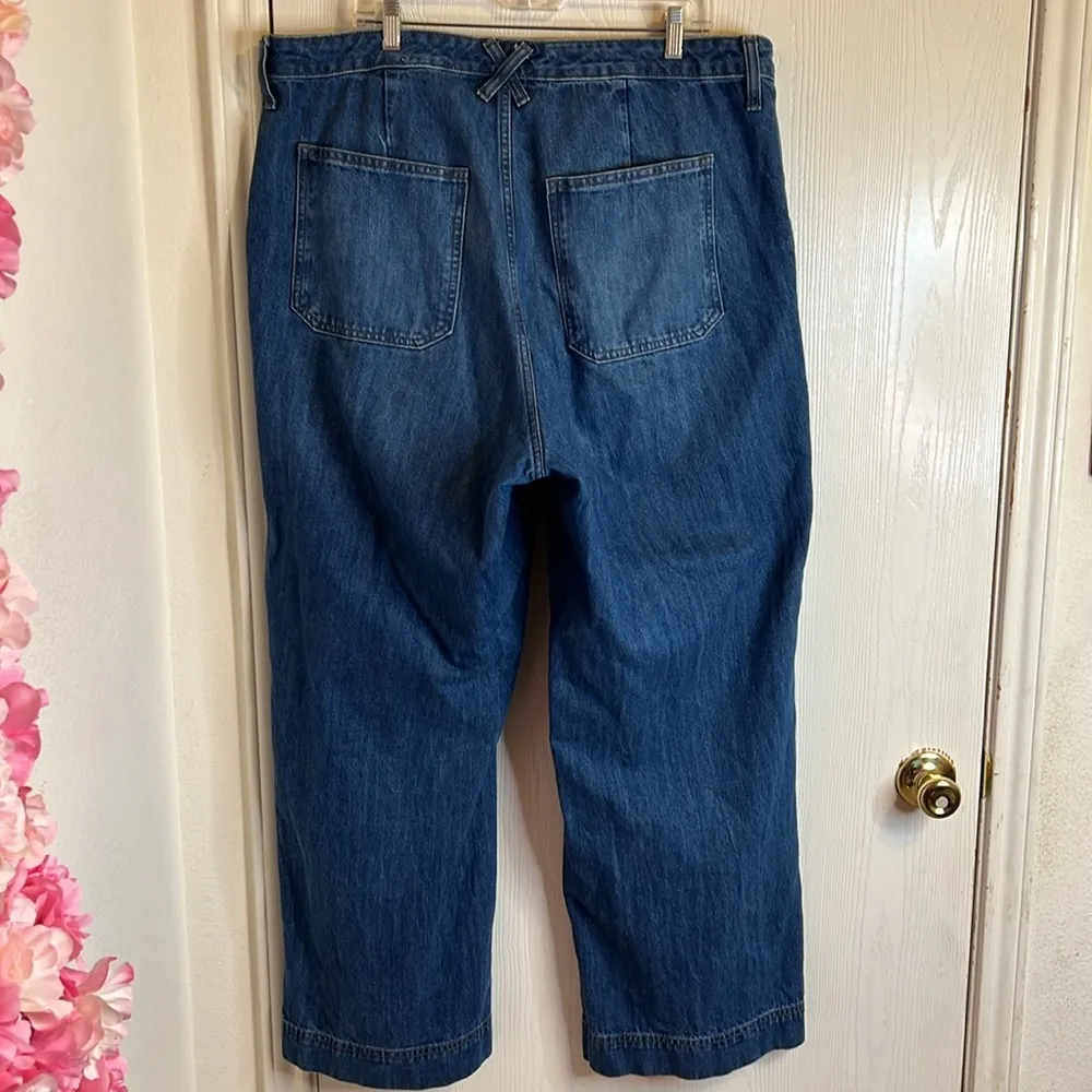 Women's High-Rise Wide Leg Jeans - Universal Thread Medium Wash. Size 17R - Image 7