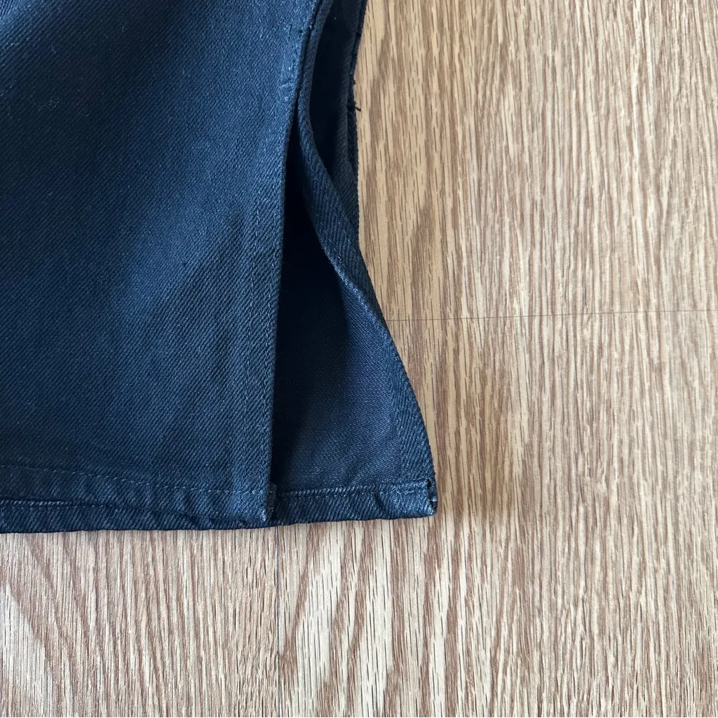 NWT Extra High-Waisted Button-Fly Side-Slit Kicker Boot-Cut Jeans - Image 7