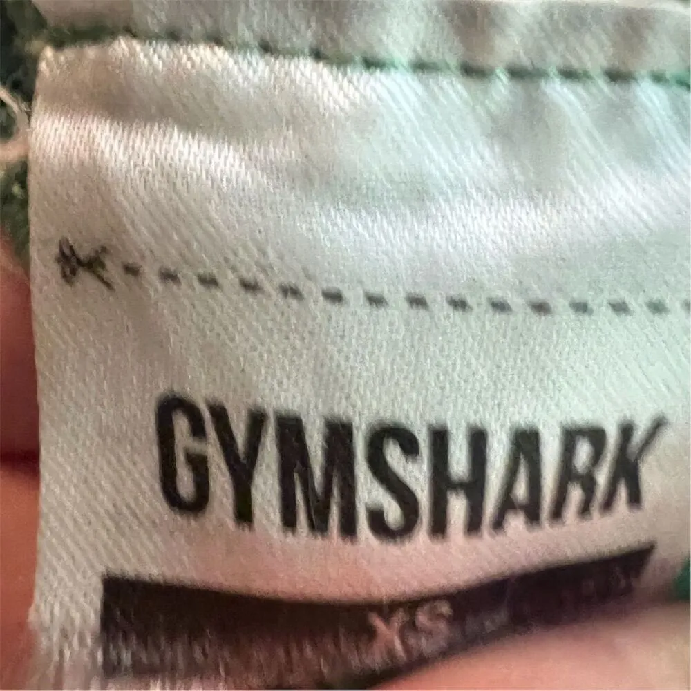 Gymshark Whitney Simmons Women's XS Green High-Rise Biker Shorts Activewear Yoga - Image 6