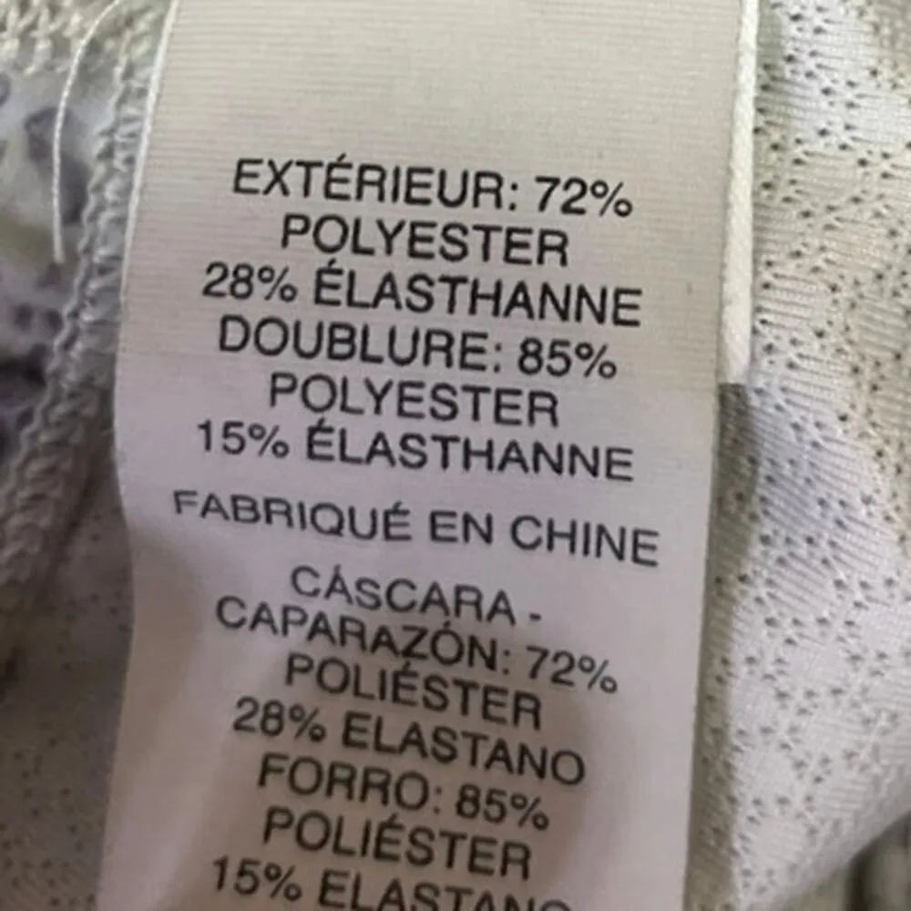 Vuori Daily Bra Gray Camo Camouflage Sleeveless Athletic Sports Bra Crop Top S - Image 4