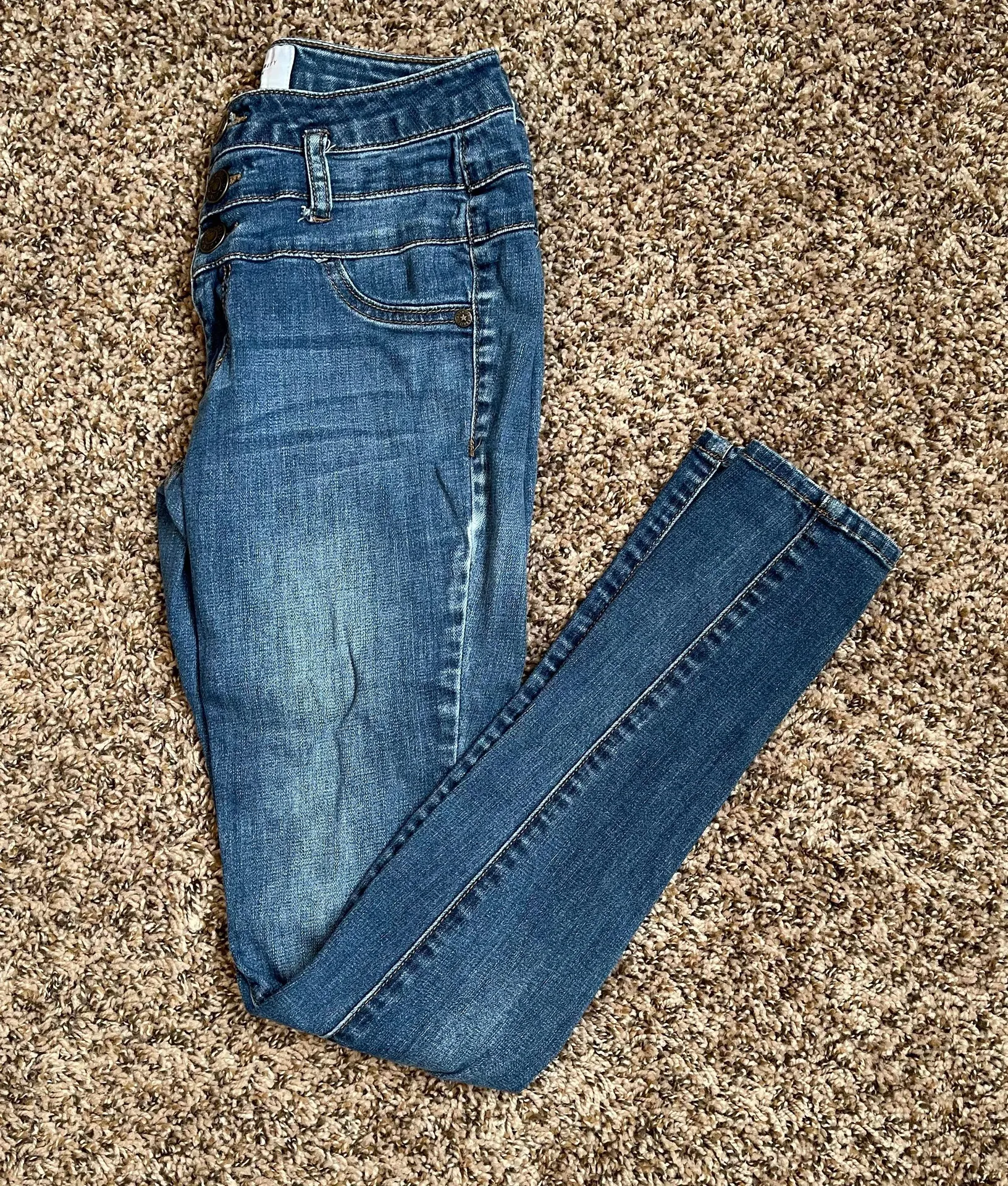 Celebrity Pink High Waisted Skiny Distressed Jean - Image 3