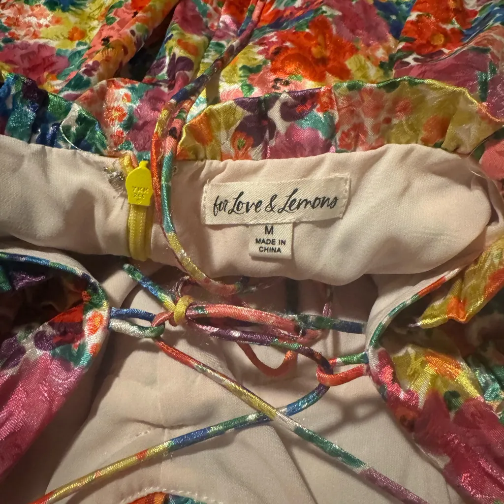 For Love And Lemons Multicolor Floral Dress - Image 6
