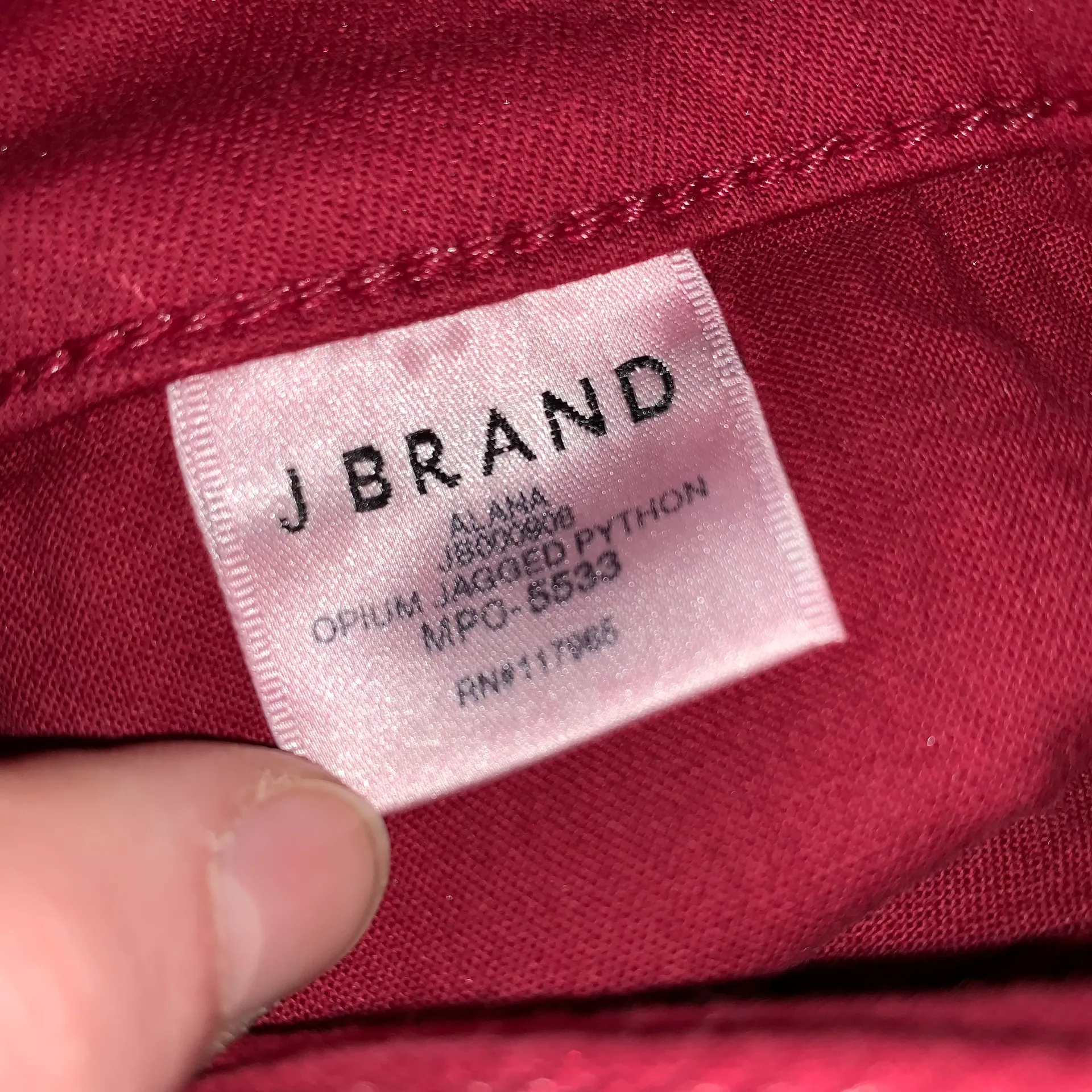 NWT  Alana High-Rise Crop Skinny Python - Image 5