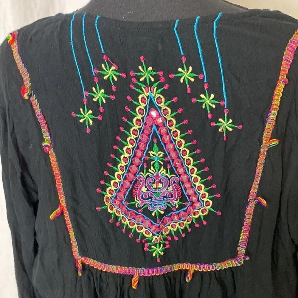 AKASA Swim Coverup Black Size 6 - Image 5