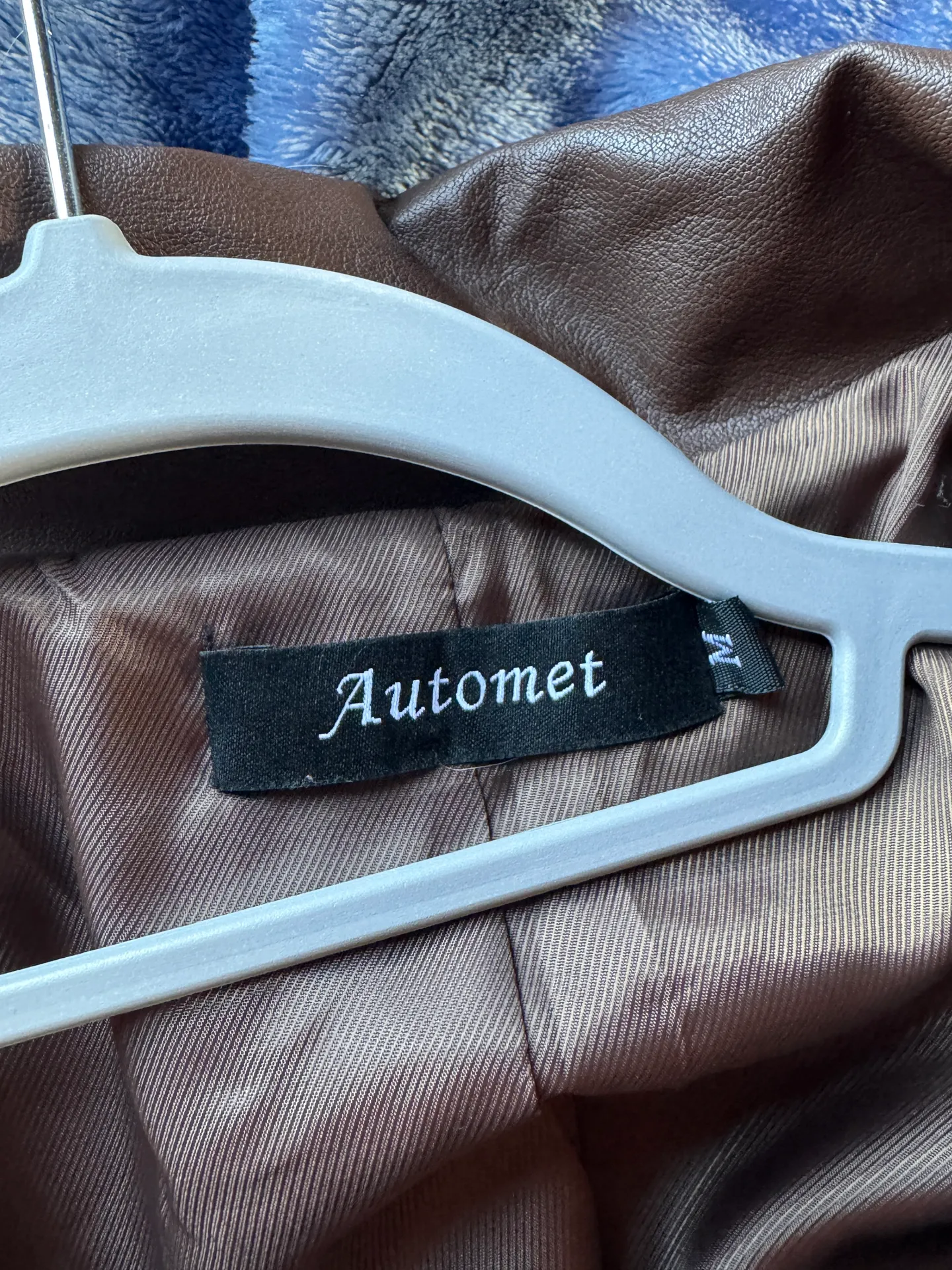 AUTOMET Leather Jacket Brown Size M - Image 5