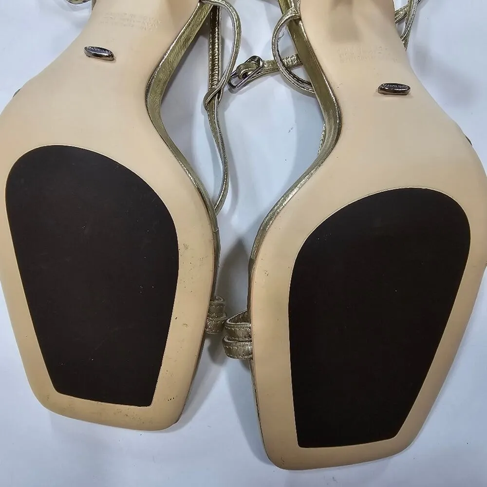 Tony Bianco Franci Sandal in Gold Nappa Metallic - Image 6