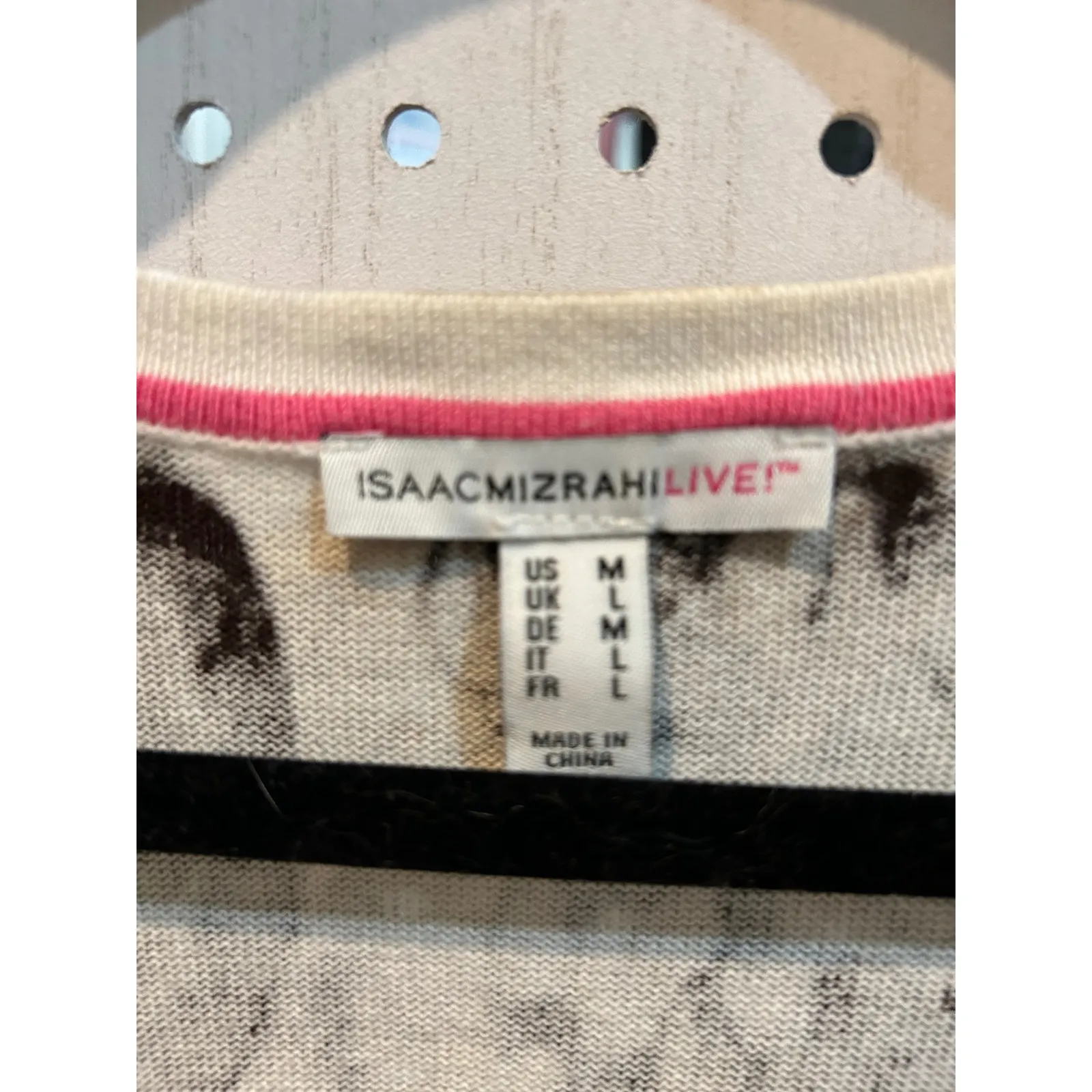 Isaac Mizrahi LIVE! Floral Print Knit Button Front Cardigan Womens - Image 3