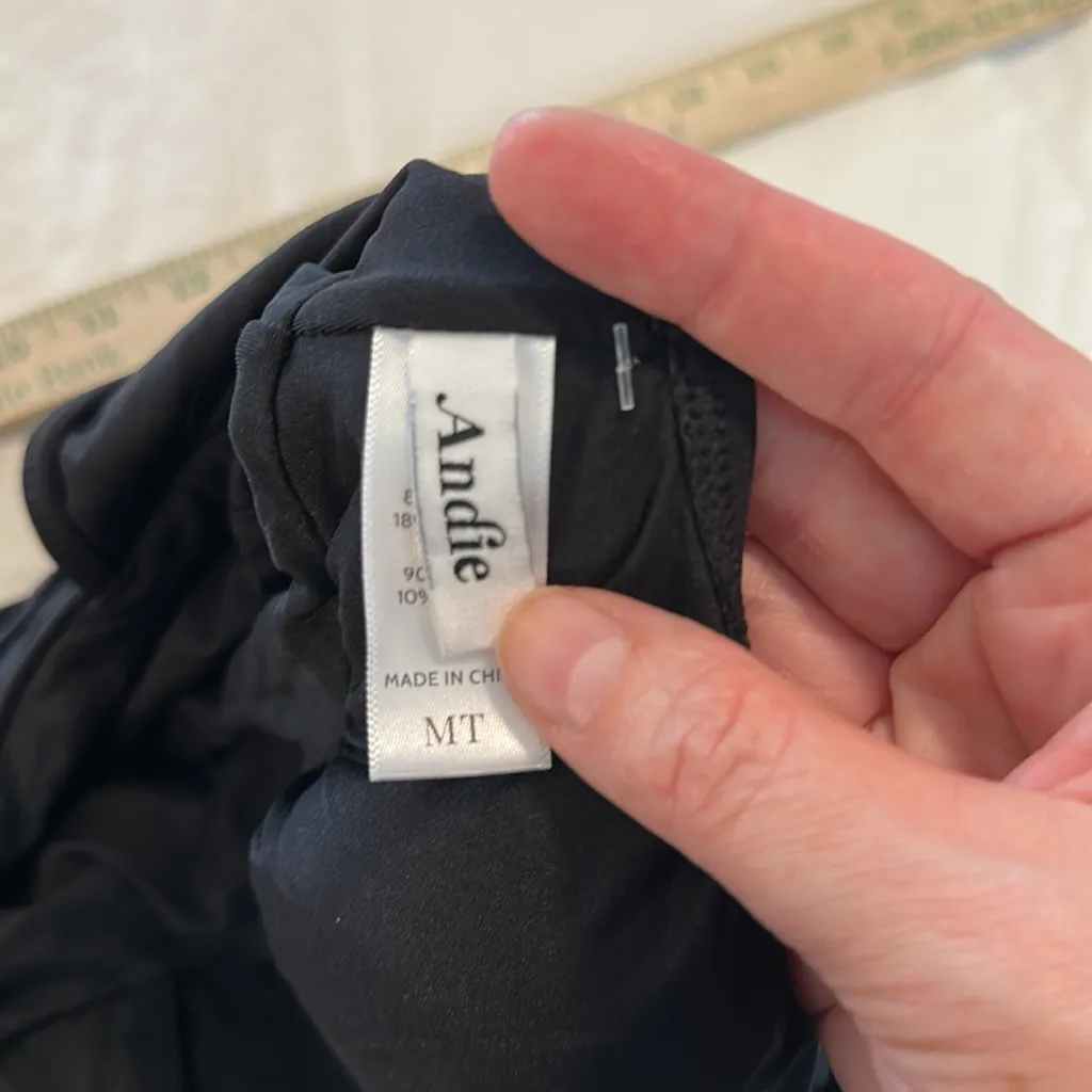 Andie Mykonos Plunge One-Piece Swimsuit Med Tall Black - Image 5