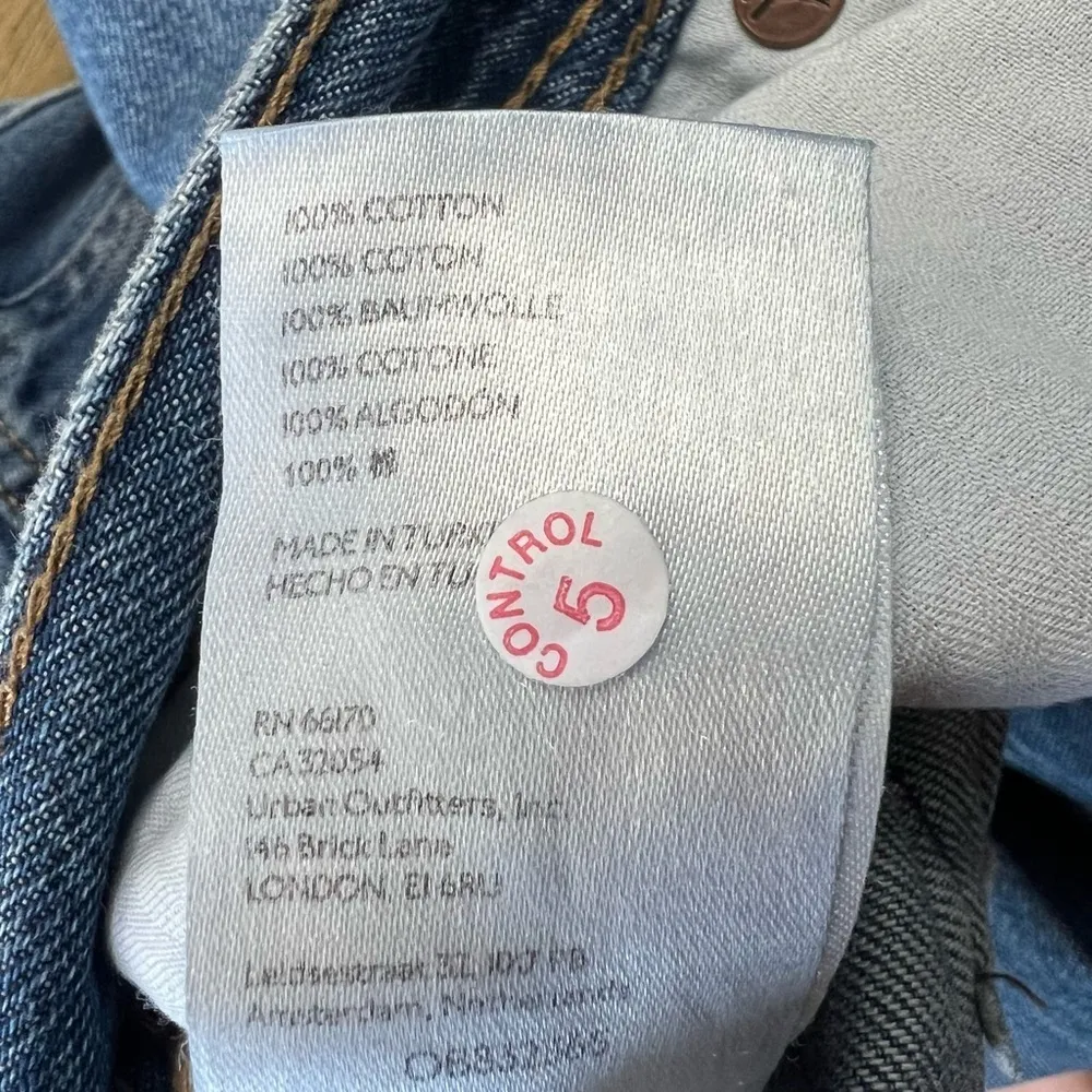 Free People Maggie Mid Rise Straight Leg Jeans - Image 6