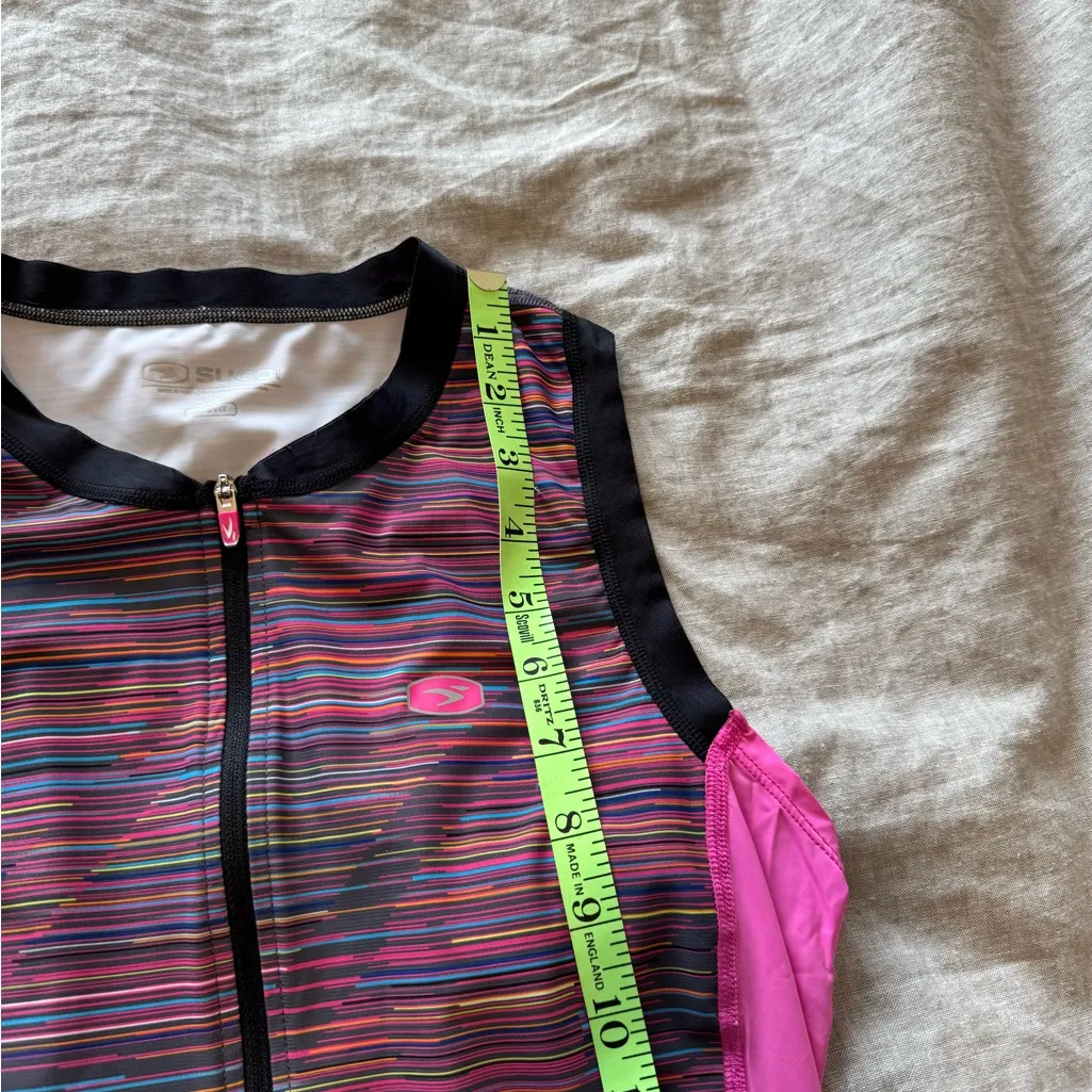 Sugoi Cycling Workout Multicolored Tank Top Pink - Image 13