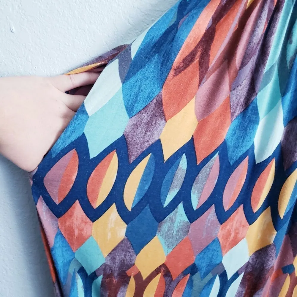 Anthropologie Maeve Noetzie Bohemian Geometric Maxi Dress - Image 8