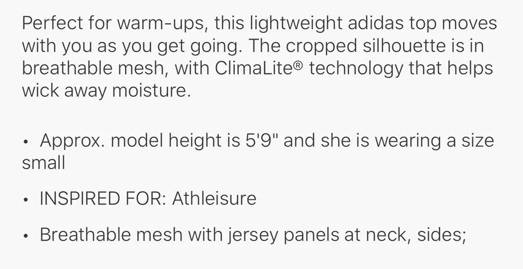 Adidas mesh long sleeve top - Image 2