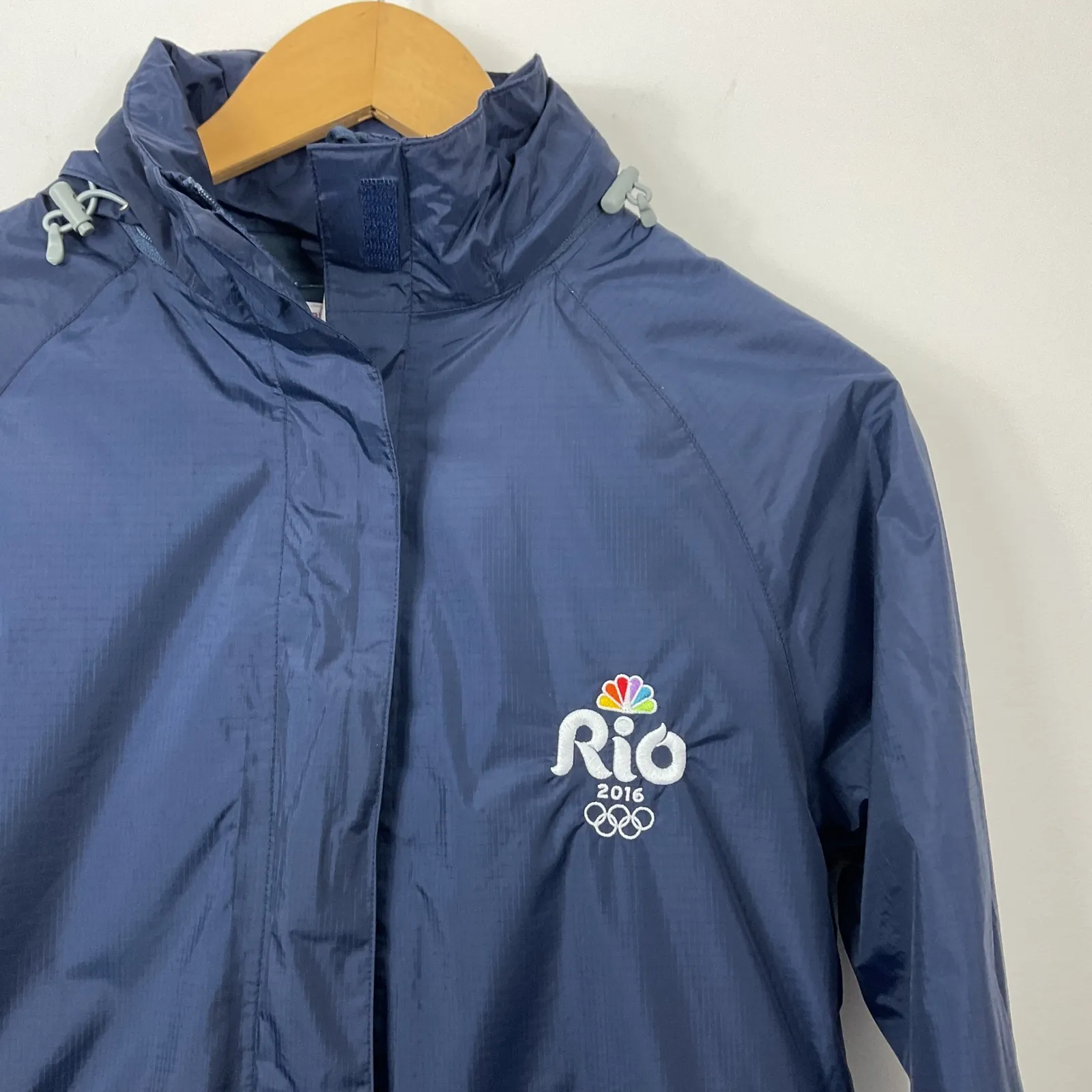 Peter Millar Women Navy Blue Rio 2016 Olympics NBC Team Apparel Anorak Jacket S - Image 3