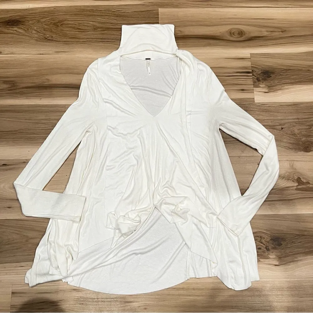Free People Ivory Uptown Turtleneck Long Sleeve Women’s XS - Image 2