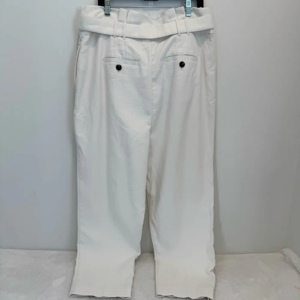 Boden Carrie Paperbag Trousers
Ivory size us 16/18R White - Image 8