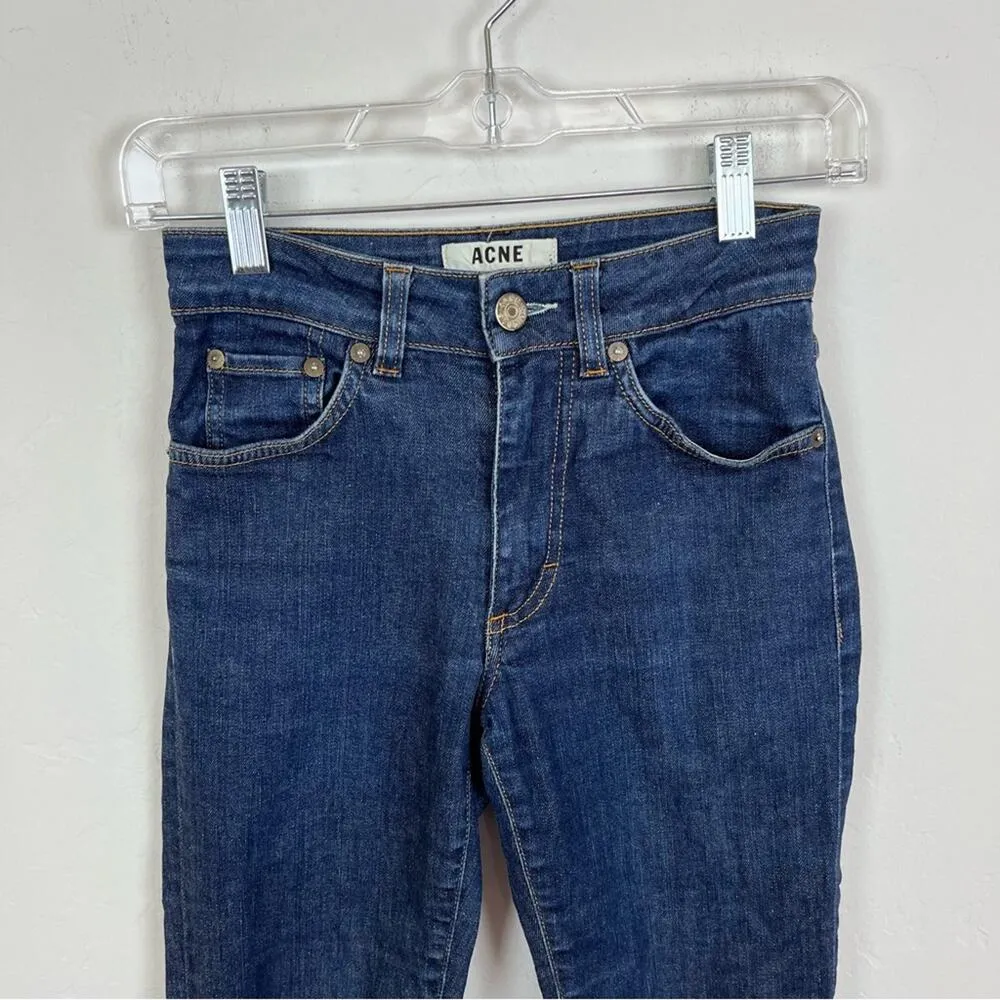 Acne Studios Needle Raw Skinny Jeans - Image 2