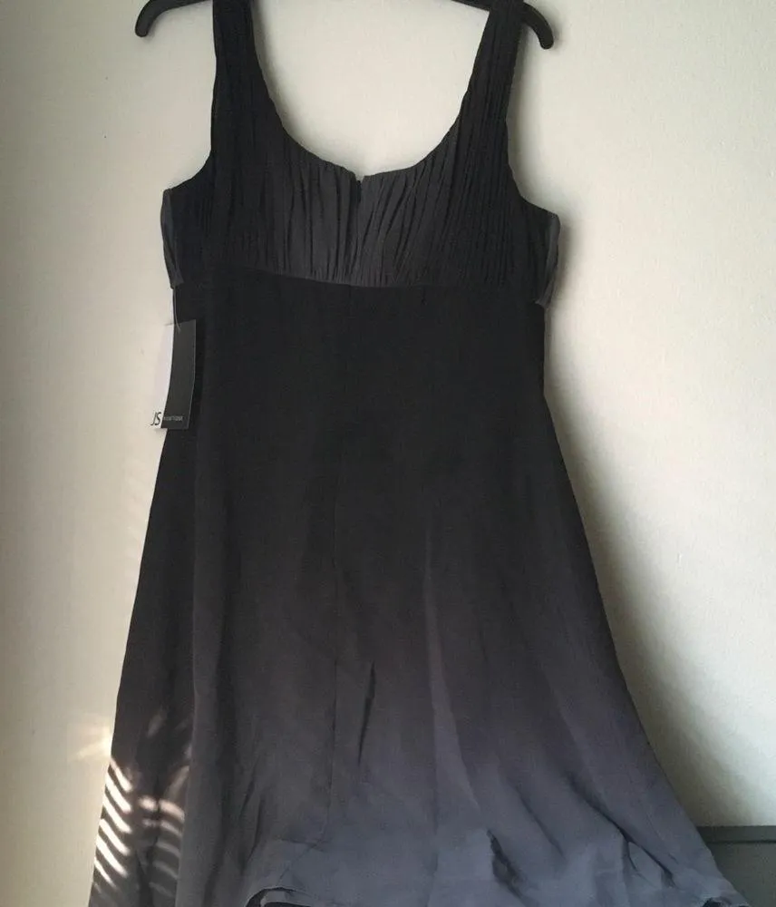 NWT Black and Gray Ombré Formal Dress Size 12 - Image 4