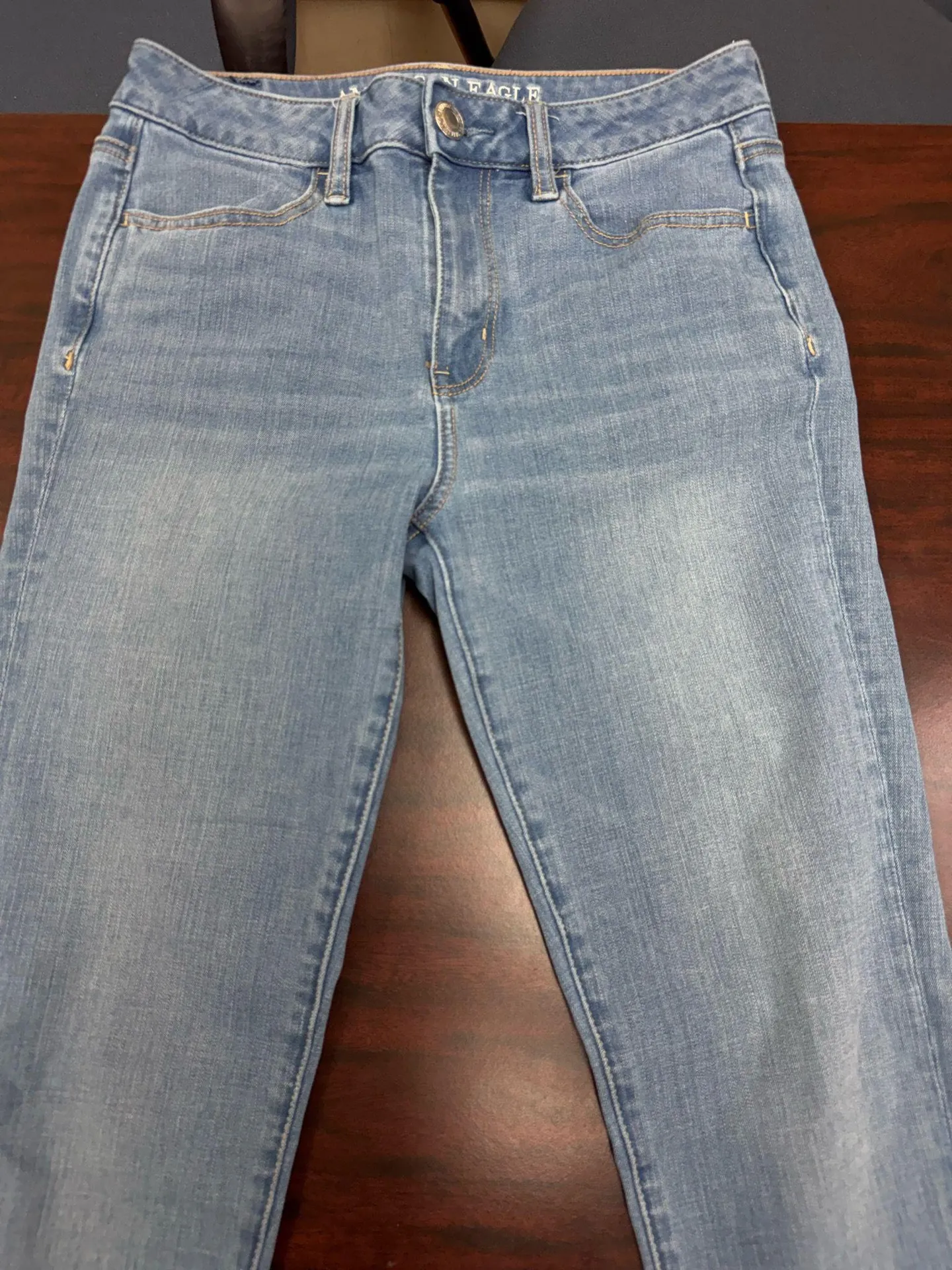  American Eagle 360 Super Stretch Hi-Rise Jegging Jeans Size 4 - Image 2