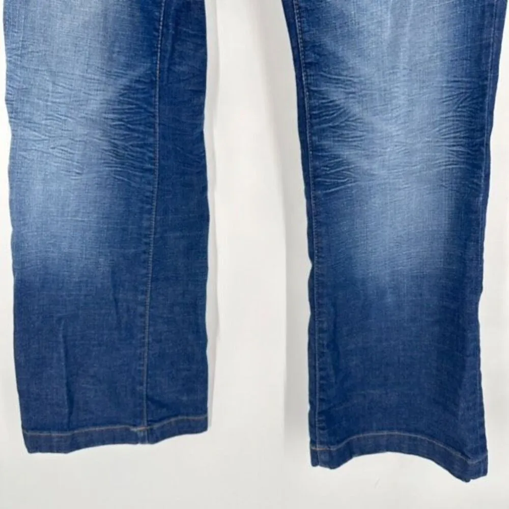 GAP Long and Lean‎ Style Size 4 Jeans medium wash whiskering Bootcut size 27 - Image 7