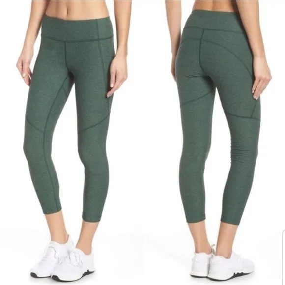 Outdoor Voices Warm-Up 7/8 Leggings Hunter Green Size Small - Image 2