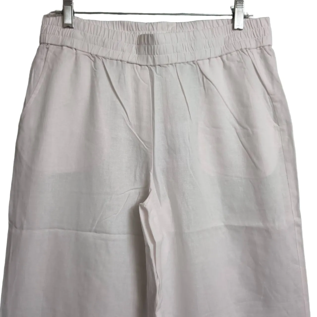 NWT Andie The Pant Coconut (White) Elasticated Pockets Relaxed Wide Leg M - Image 2