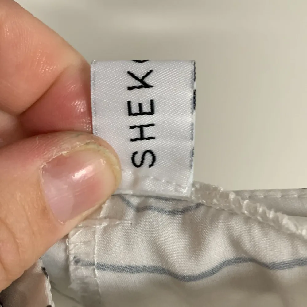 Shekou Faces Black & White Pants Size M - Image 5