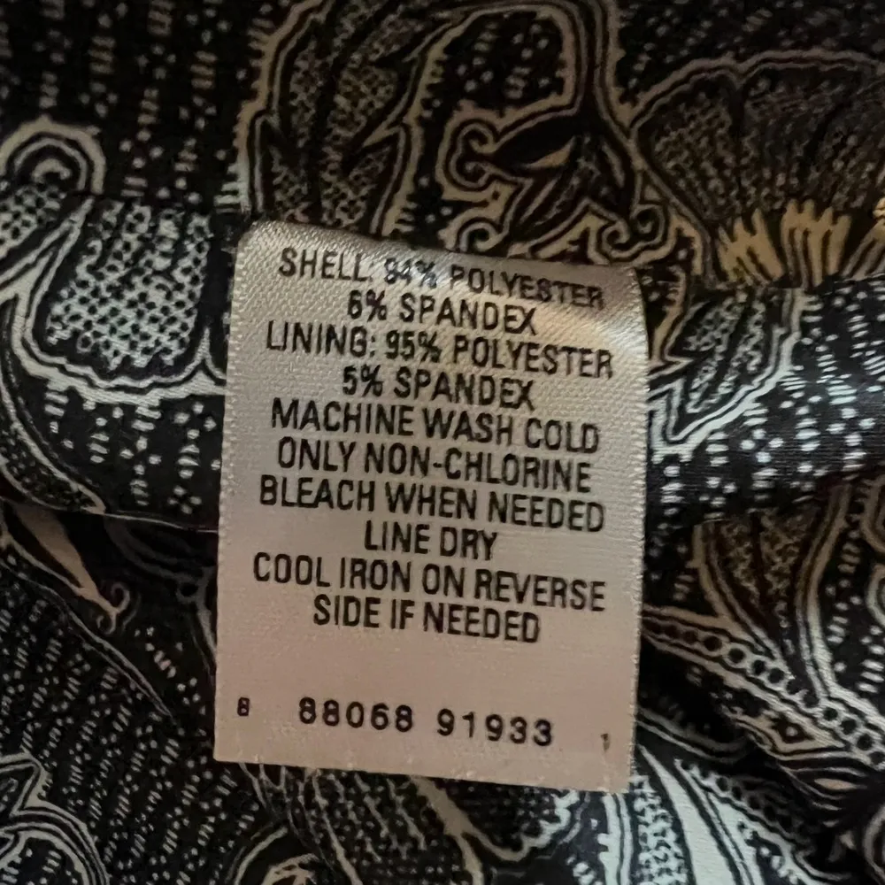 GNW women’s Black Velvet one button Academia Blazer Jacket w/Floral lining|SZ:M Size M - Image 12