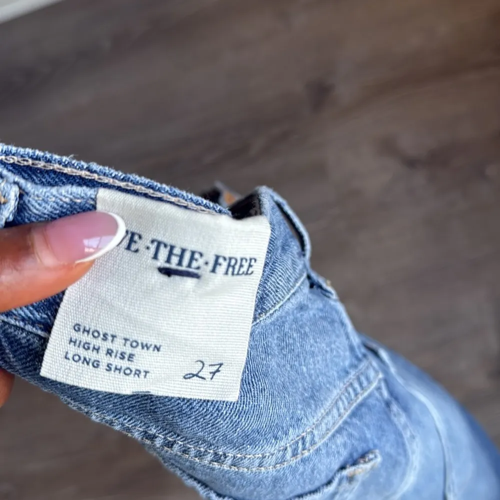 NEW Free People Ghost Town Long Short in Bodie Blue 27 - Image 9