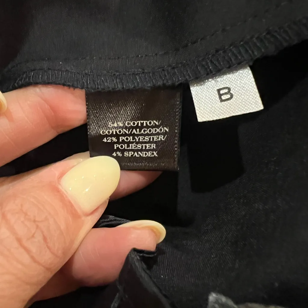 ANN TAYLOR Elegant Navy Dress Pants size 6 buttons to adjust waist NWT - Image 8