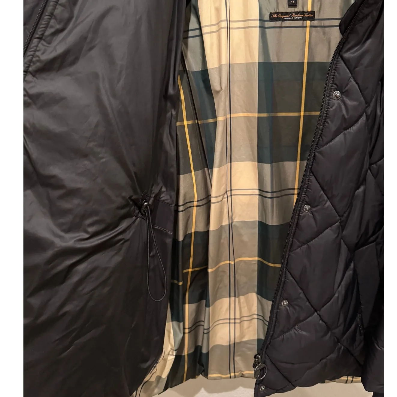 Barbour  Hoxa Quilted Puffer Jacket Plus Size 1X - Image 6