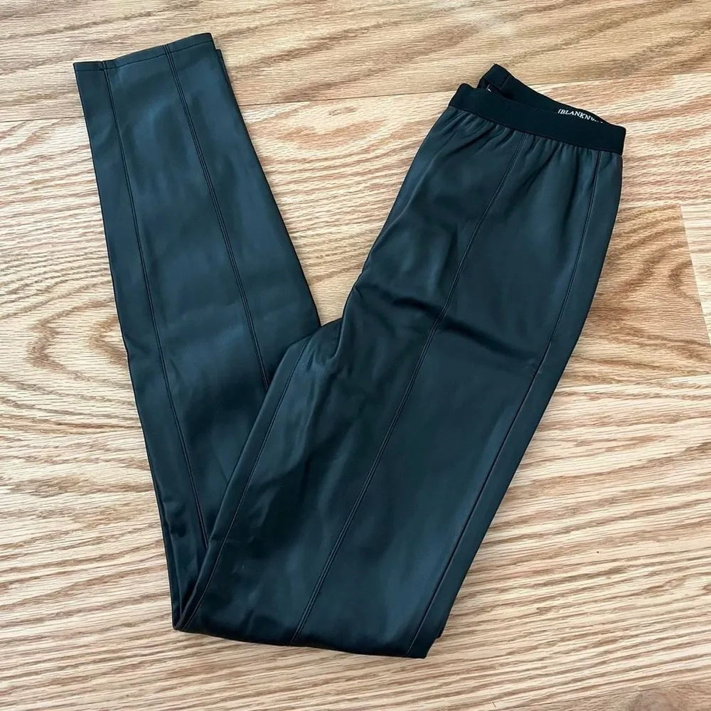 BLANK NYC  leather leggings - Image 3