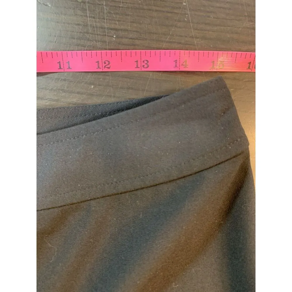 Talbots Pants Womens 10 Stretch Black Trouser Office‎ Church Career Date Night - Image 9