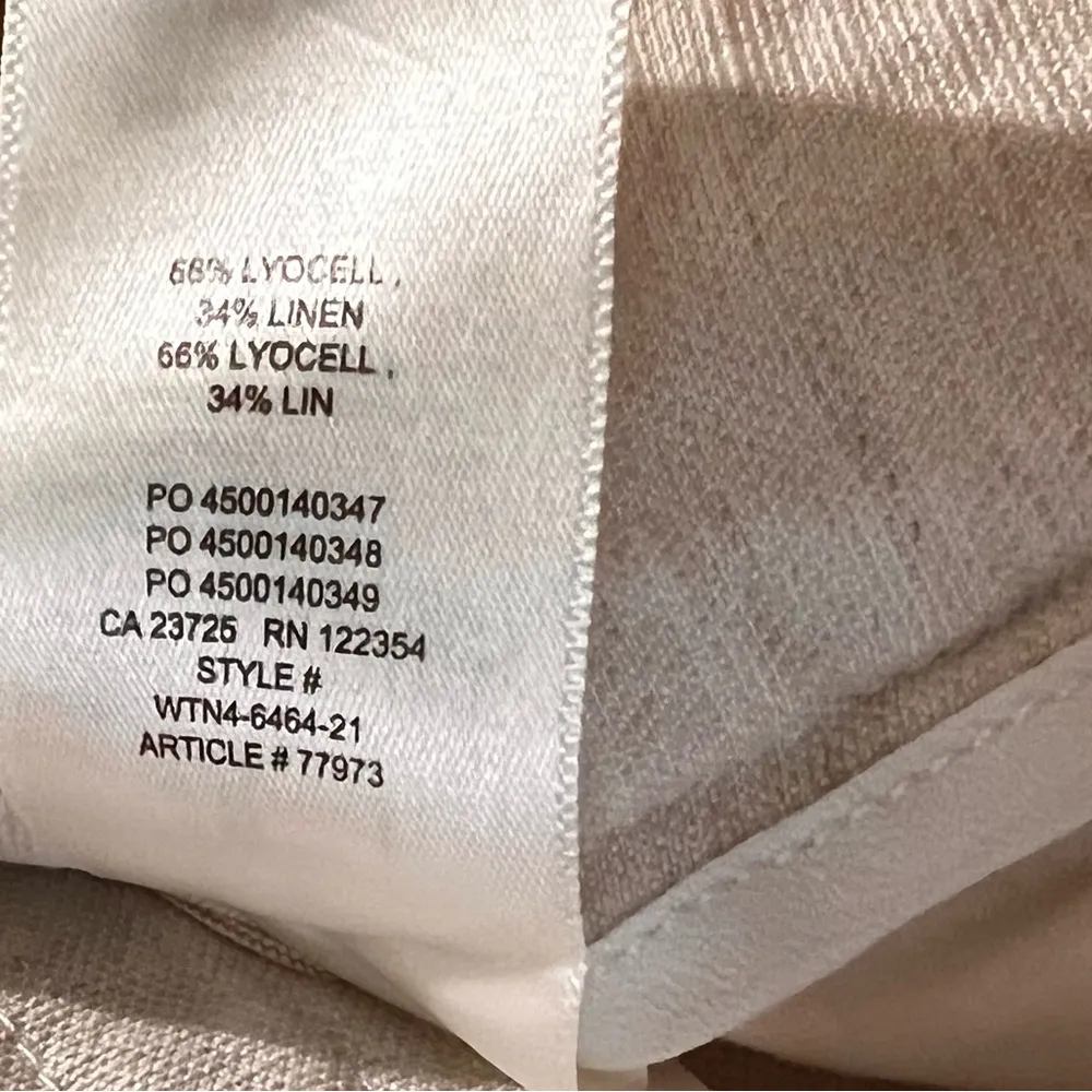 NWOT WILFRED Allant Linen Blend Pant Size 00 - Image 15
