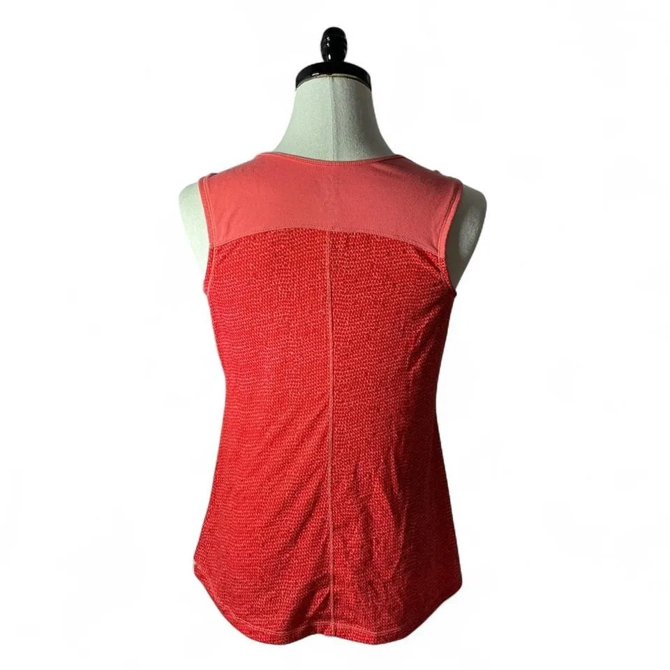 Mountain Hardwear Coral‎ Pink Heathered Textured Tank Top M - Image 2