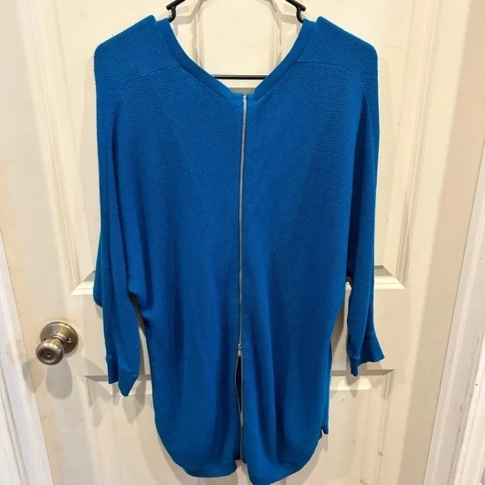 Express Dolman Sleeve High Low‎ Zipper Back Sweater size Medium - Image 4