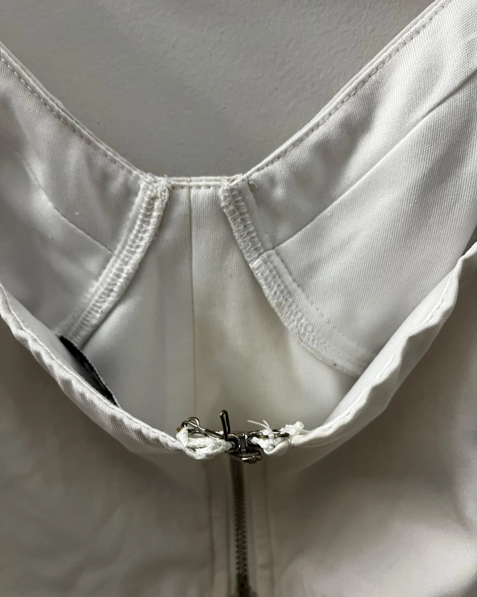 Corset Satin White Top - Image 5