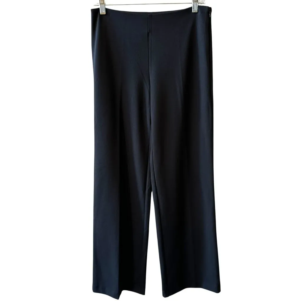 J McLaughlin Carter Black Stretch Knit Wide Leg Pants Size 6 - Image 3