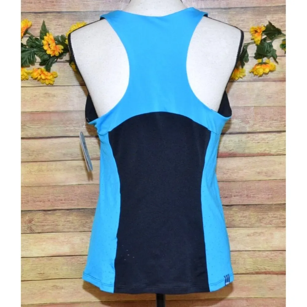 NWT Wilson Tennis Ladies Black Aqua Tennis Athletic Racerback Tank Top Size L Size L - Image 6