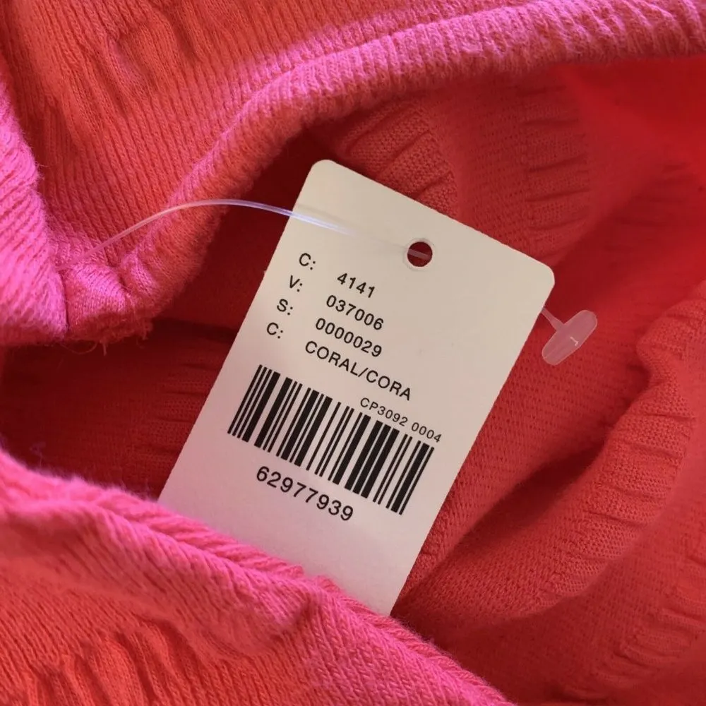 Anthropologie Flounced Open-Back Mini Dress Large Coral New NWT RARE GORGEOUS - Image 6