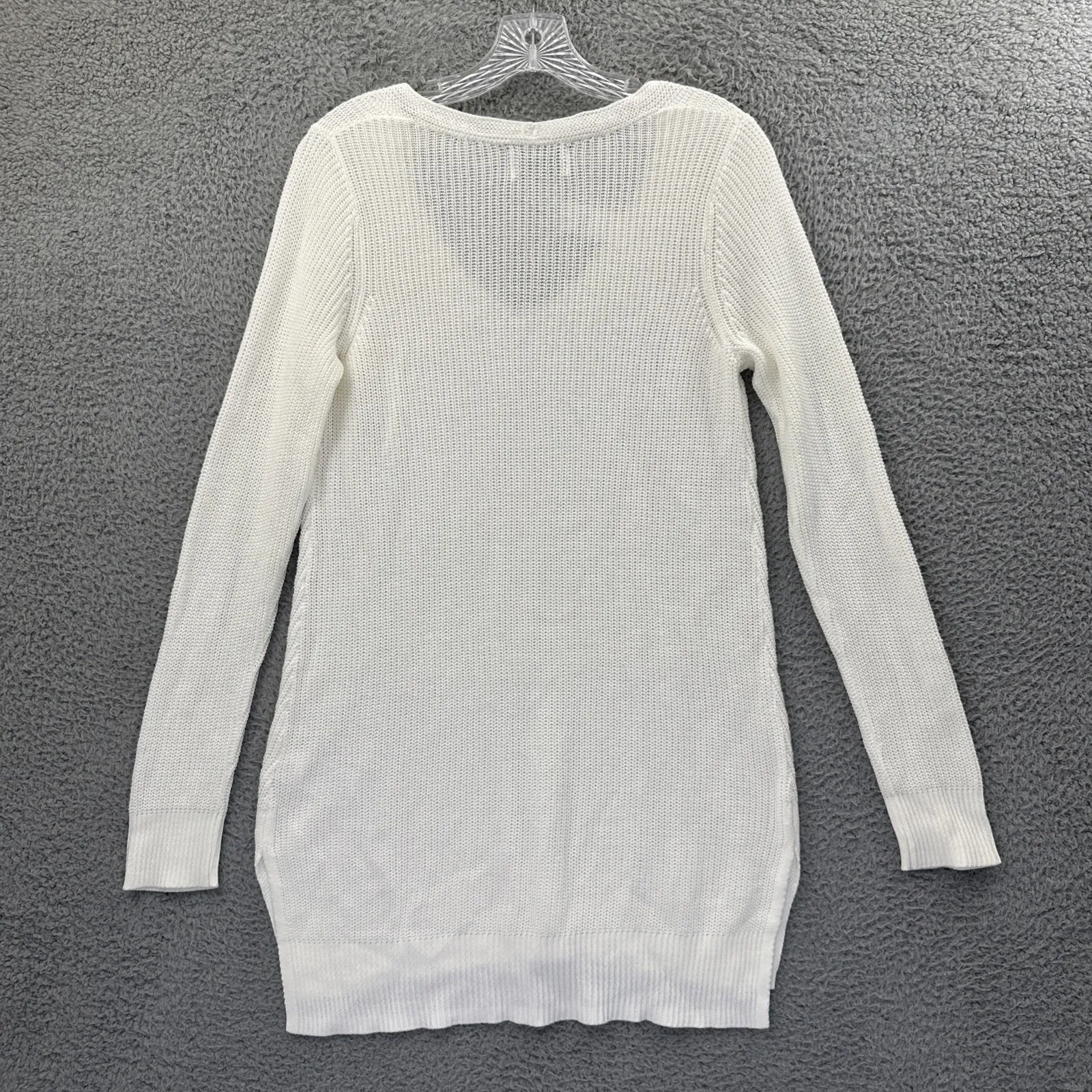 NWT Old Navy Knit Sweater Dress Ivory Capsule Holiday Stretch Women's Medium - Image 2