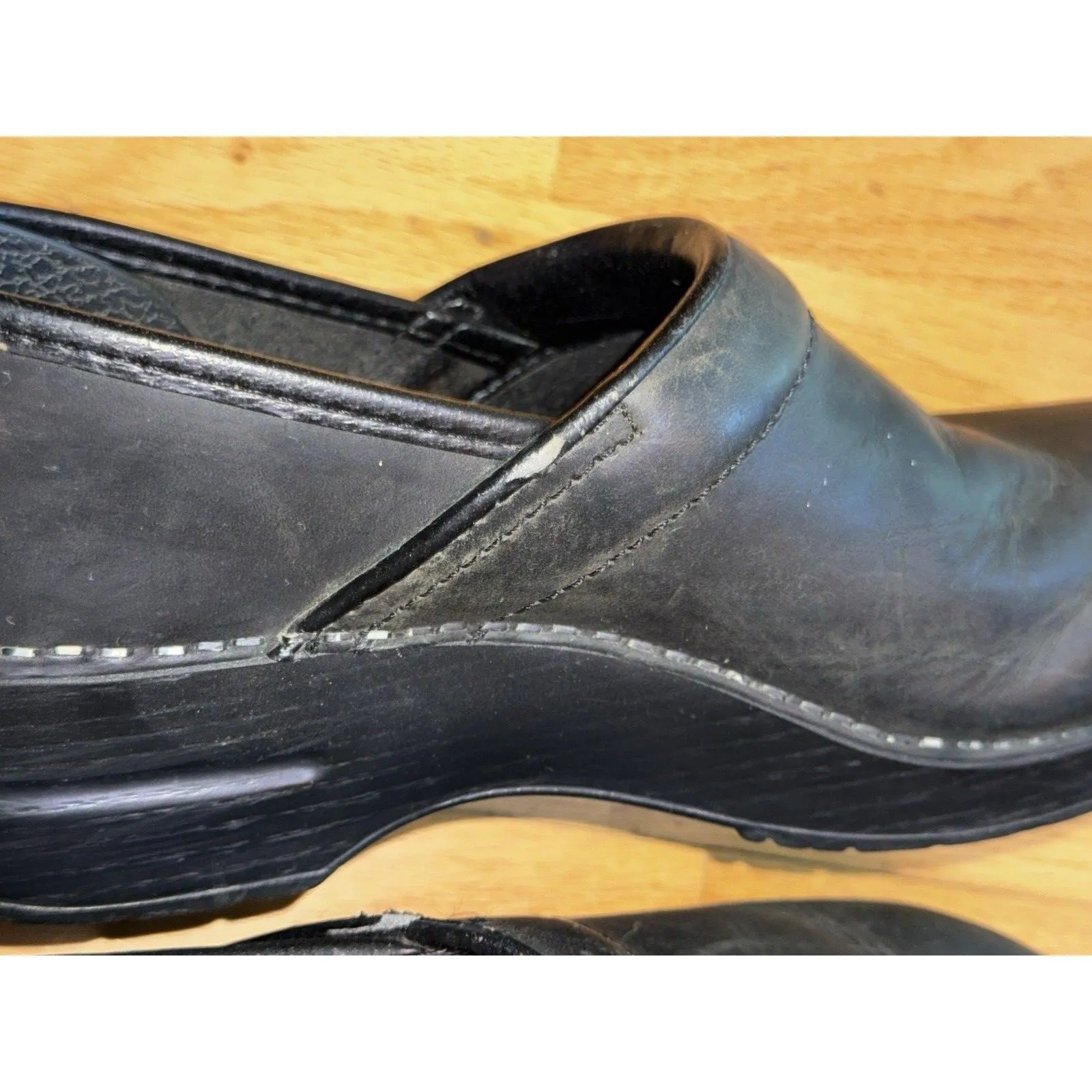 Dansko Professional Slip-On Clog Shoes for Women Matte Black Size 38 US 7.5-8 - Image 7