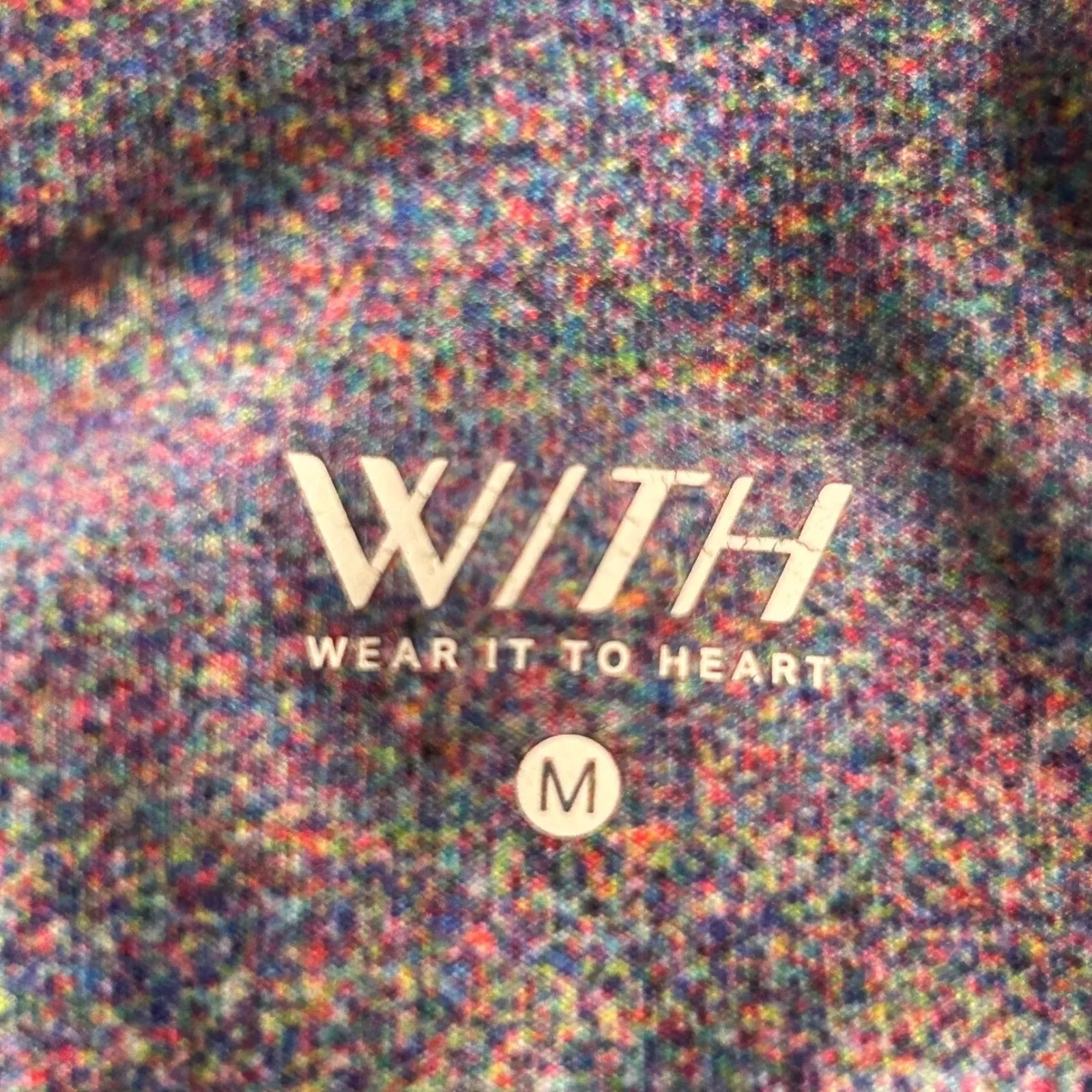 With Peloton Cropped Leggings Purple Medium - Image 6