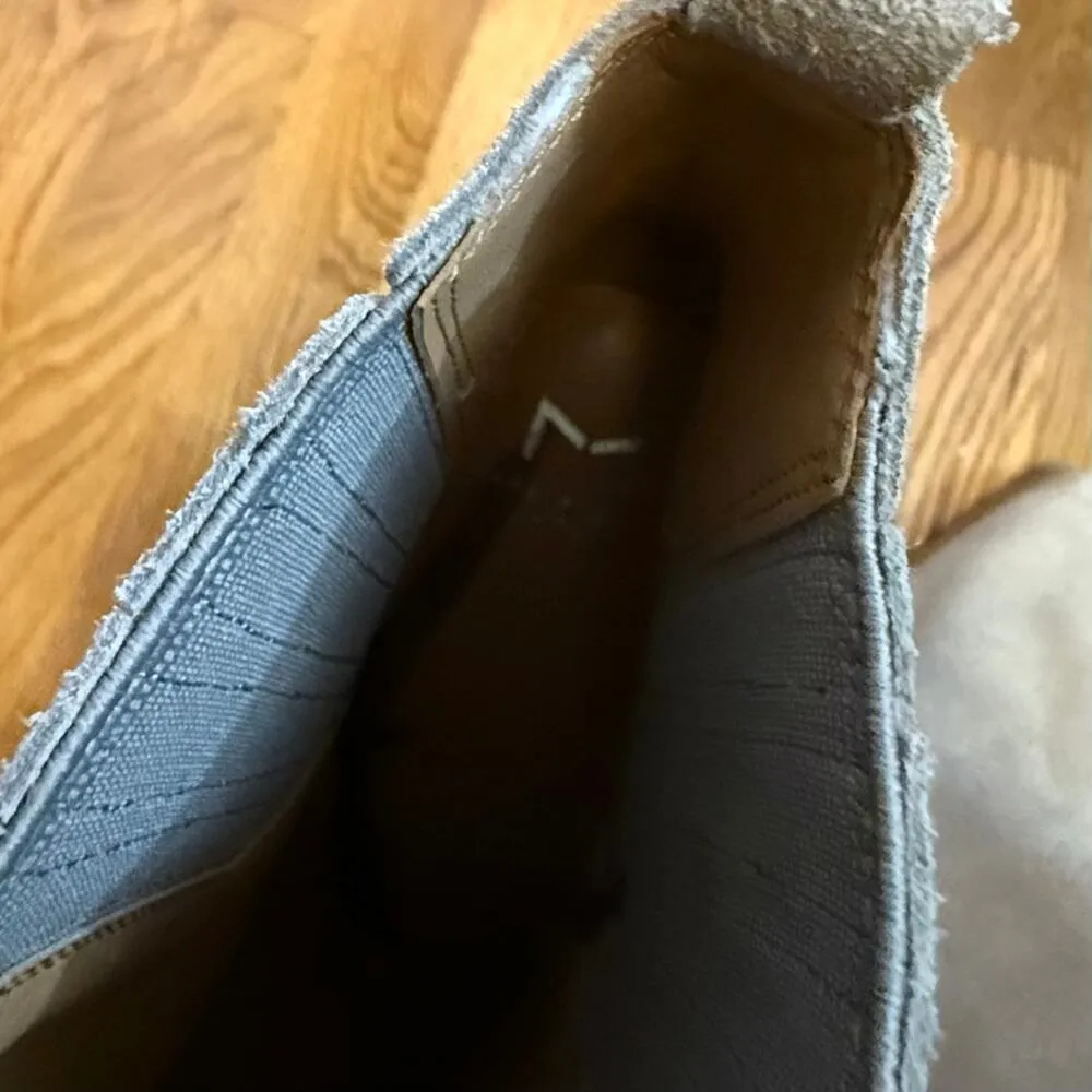 Marc Fisher Women’s 13 Matter Block Heel Suede Tan Walnut Boot Ankle Boots - Image 5