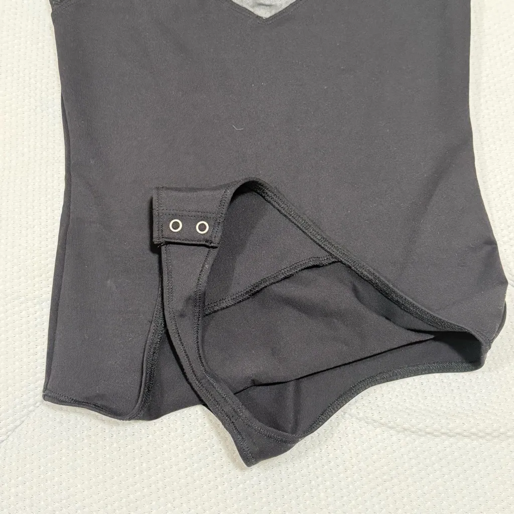 Abercrombie Black Seamless Mesh Bodysuit NWT XS - Image 9