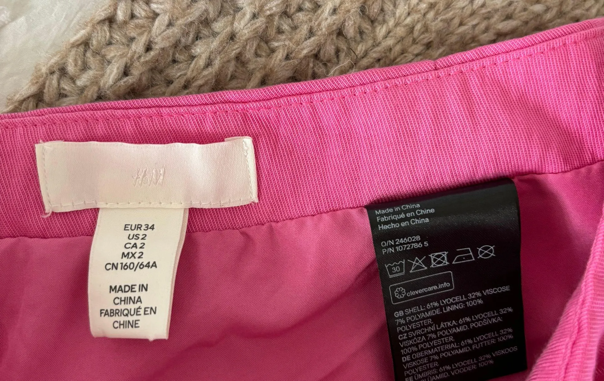 Hot Pink Skirt - Image 4