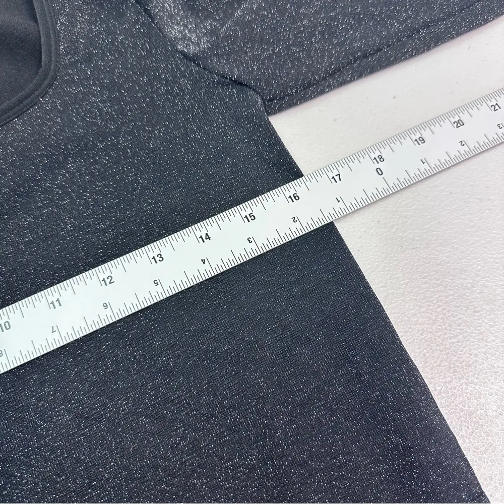 All In Motion  Blue Crop Fitted Long Sleeve Top - Image 6