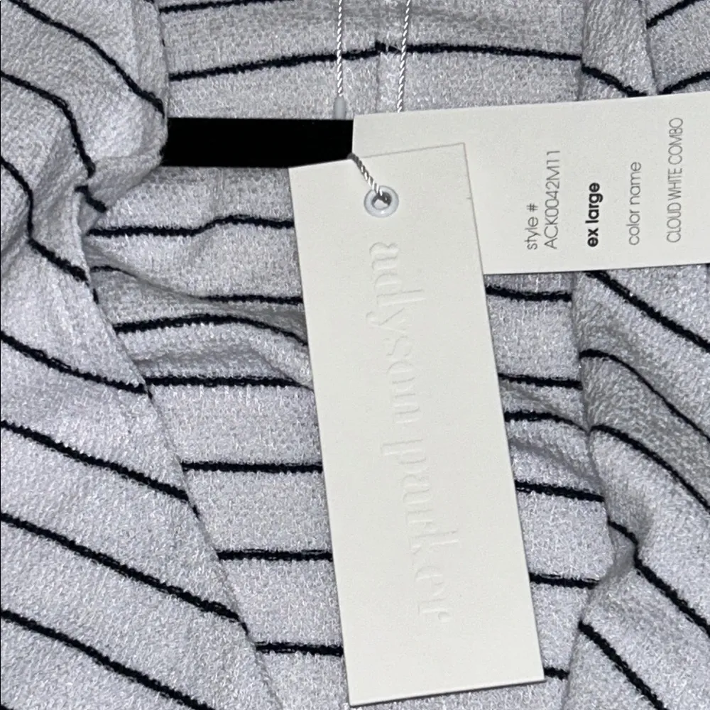 Adyson Parker Gray Striped Cardigan - Image 8