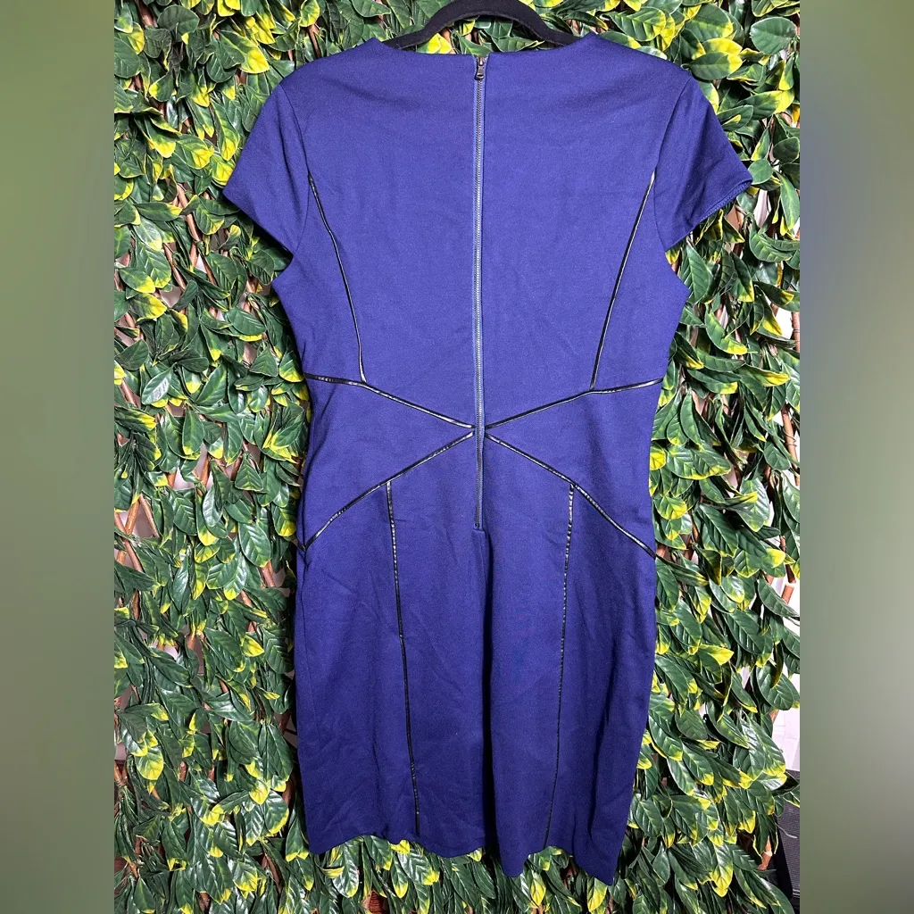 Cynthia Steffe Indigo Mini Short Sleeve Bodycon Dress Size 12 NWT - Image 3