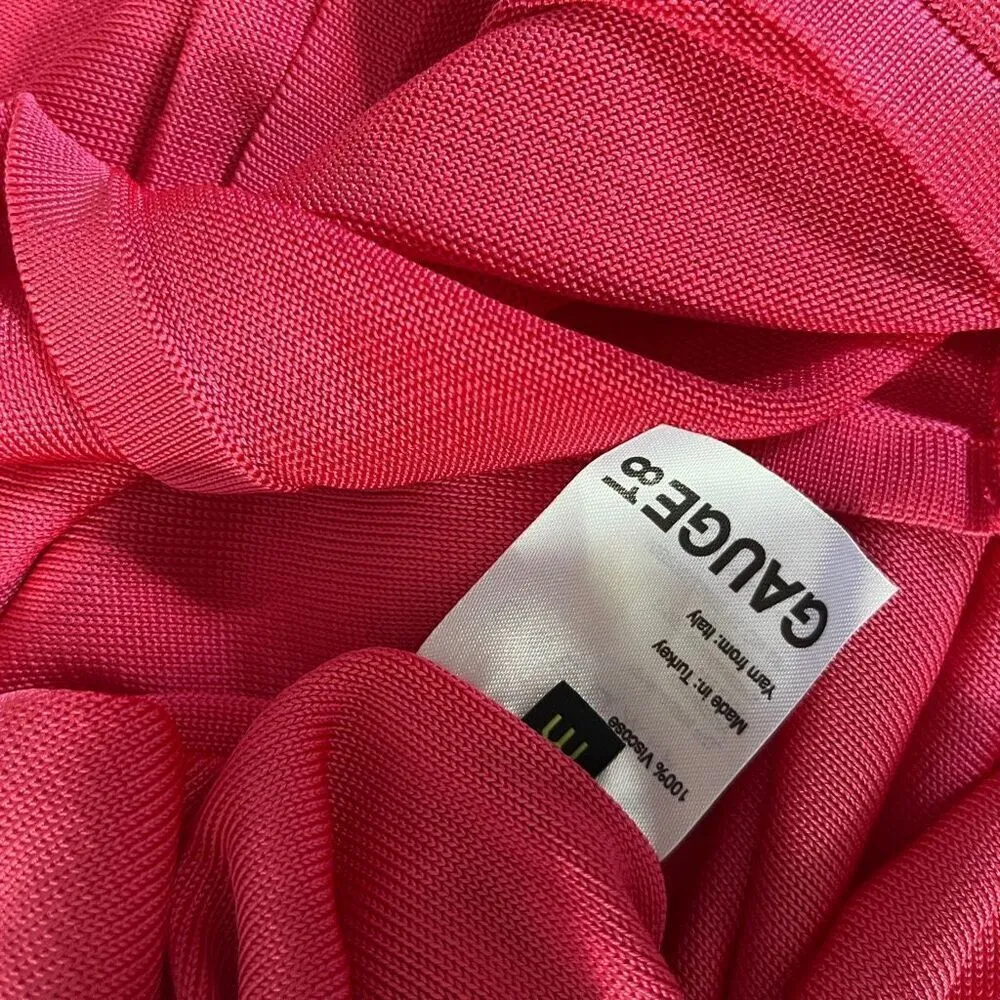 GAUGE81 Hira Short Dress in‎ Fuchsia M Pink Size M - Image 11